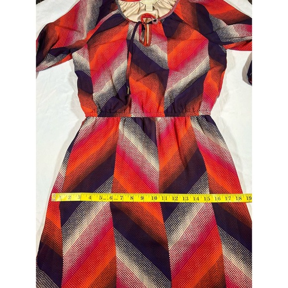 Banana Republic Women’s Abstract Design Bright Colors Mini Dress Size 4 - Picture 9 of 10